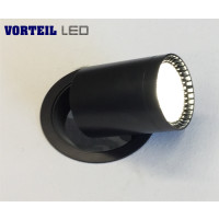 20 Watt LED Einbau-Strahler (2. Gen) schwarz 3000k schwarz 38° Grad