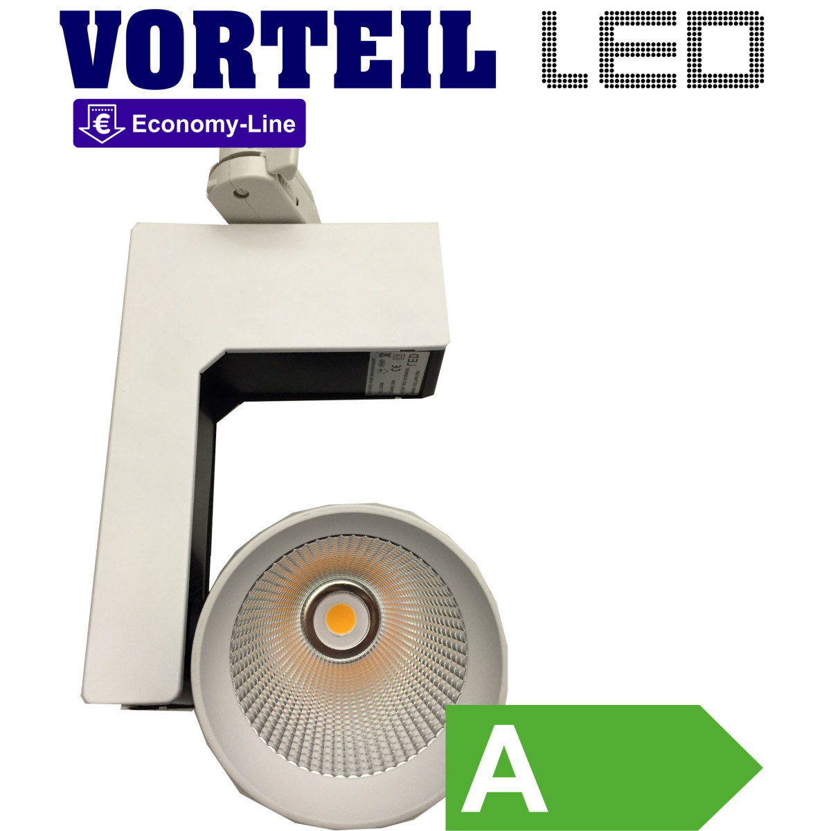 3-Phasen LED Strahler 20W für Stromschienen...