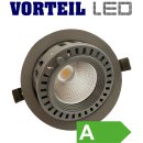 20 Watt LED Einbau-Strahler (A) grau 3000k grau 38° Grad
