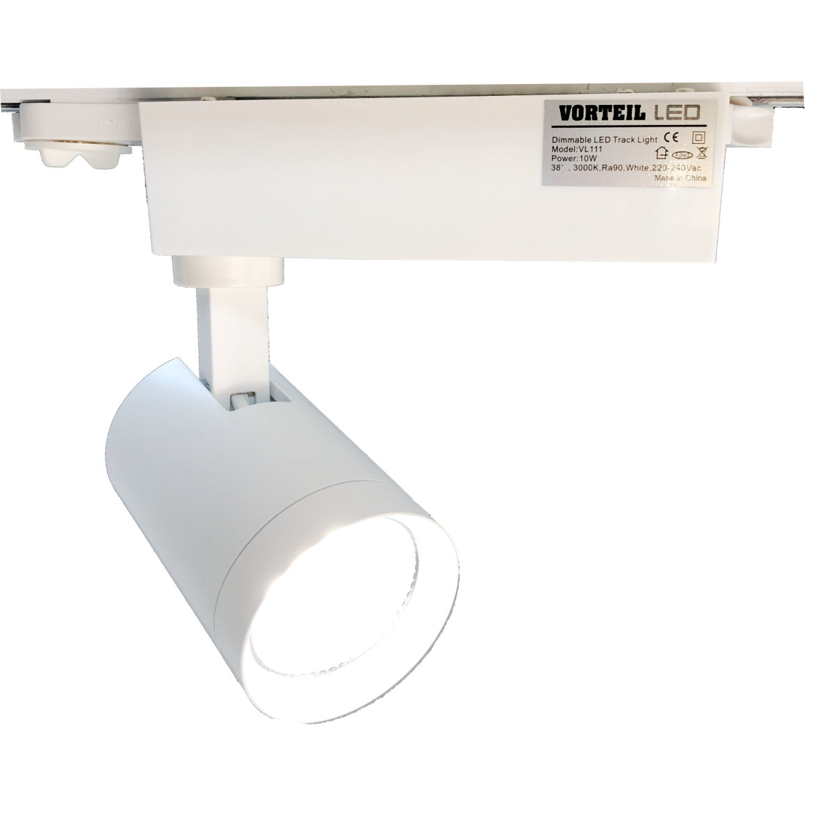 3-Phasen LED Strahler 10W für Stromschienen (A)...