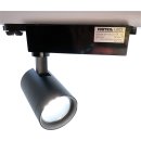 3-Phasen LED Strahler 10W f&uuml;r Stromschienen (A) schwarz, (100lm\W)