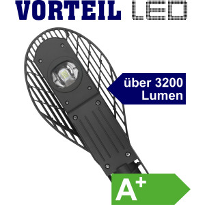 LED Mastleuchte Parkplatz-Straßenleuchte 40W für 60mm Lichtmast